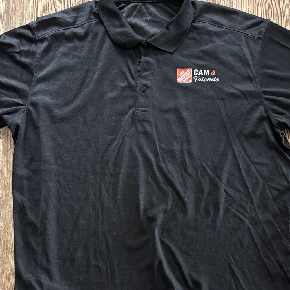 CAM & Friends Black Polo Shirt